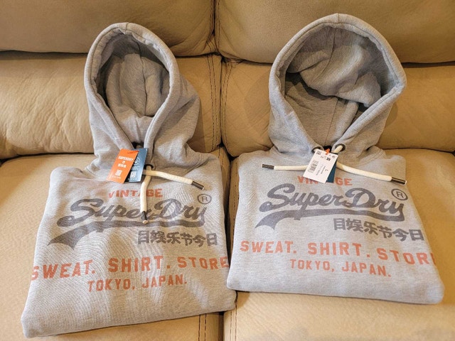 Superdry Premium Hooded Sweatshirts Brand New w/Tags