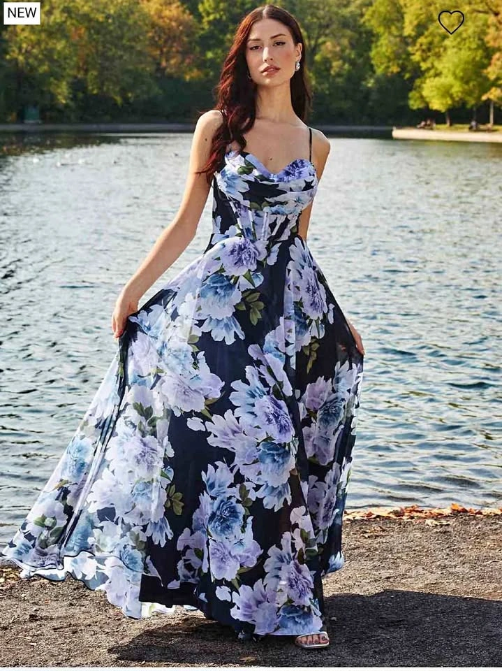 Le Chateau floral bodice dress - brand new with tags