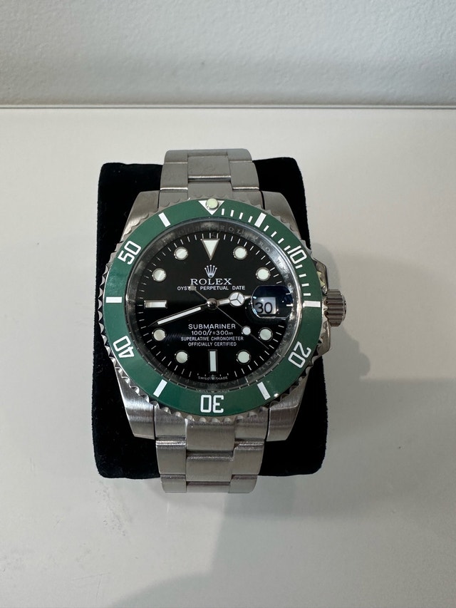 Black and Green Mens Sub “Starbucks” Watch - photo 4