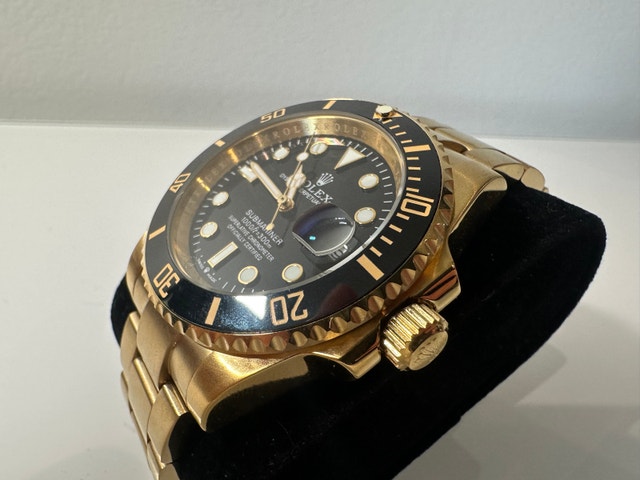 Gold and Black Men’s Sub Watch - photo 2