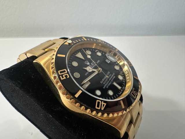 Gold and Black Men’s Sub Watch - photo 3