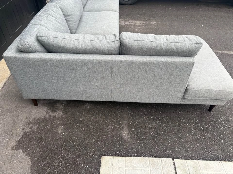 Grey Structube Sectional Sofa with Chaise - Free Delivery - photo 4
