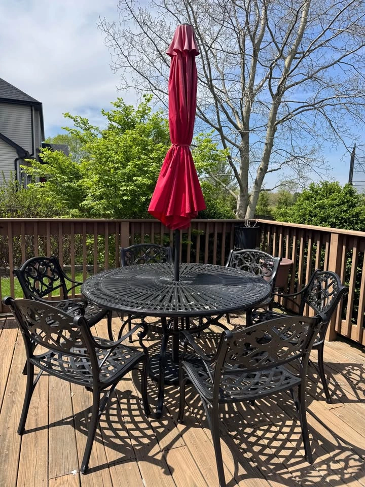 Beautiful Iron Patio Dining Set (Heavy) - photo 2