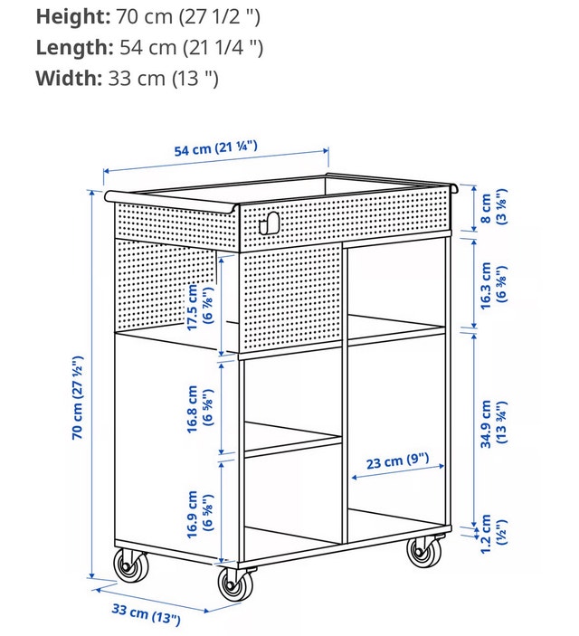 IKEA Storage Cart / Rolling Organizer – Excellent Condition - photo 4