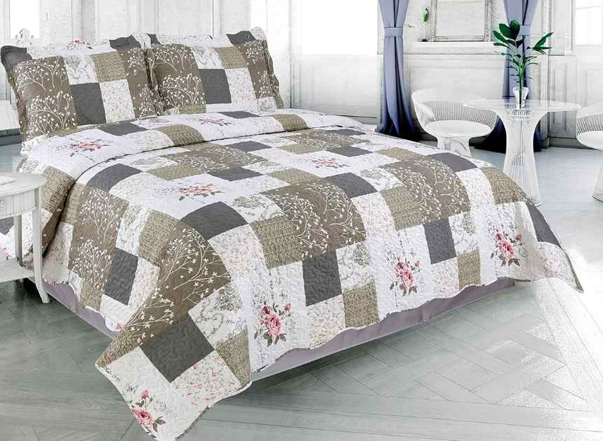 Brand new Marina Decoration Luxury Quilt Set Queen Bright Rose - photo 3