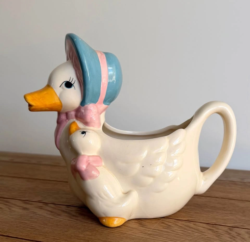 Vintage Ceramic Duck Planter - photo 3