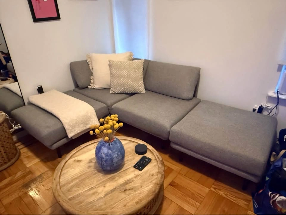 Burrow Range 4-Piece Sectional Double Lounger - Like New - photo 3