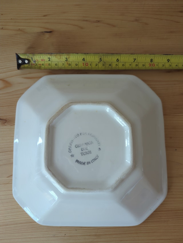 Ceramica Due Torri Square Ceramic Bowl - photo 3