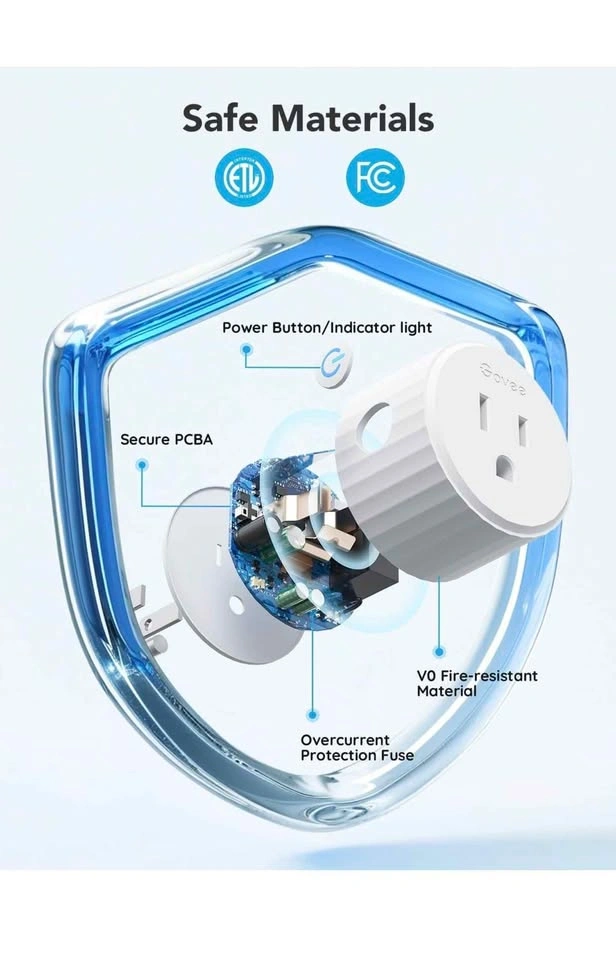 Govee Smart Plugs 2 Pack WiFi Alexa Google Home - photo 4