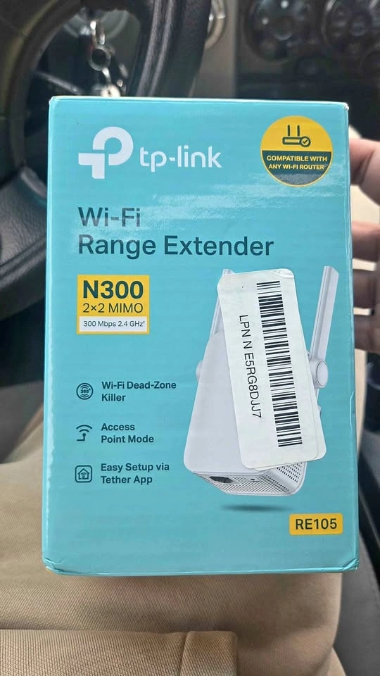 TP-Link N300 Wi-Fi Range Extender RE105