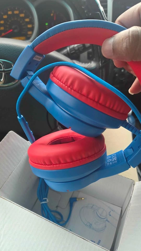 iClever IC-HS19 Kids Headphones Blue Red - photo 2