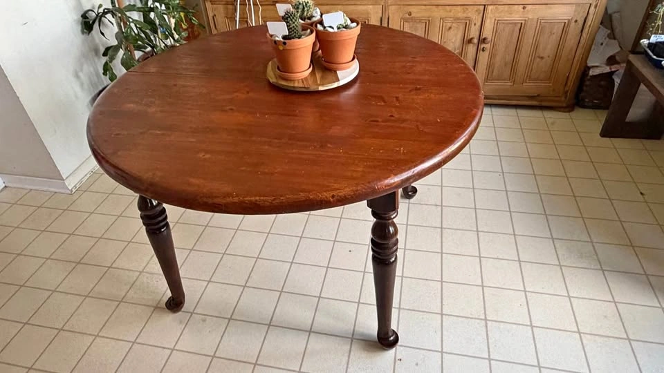 Round Solid Wood Table