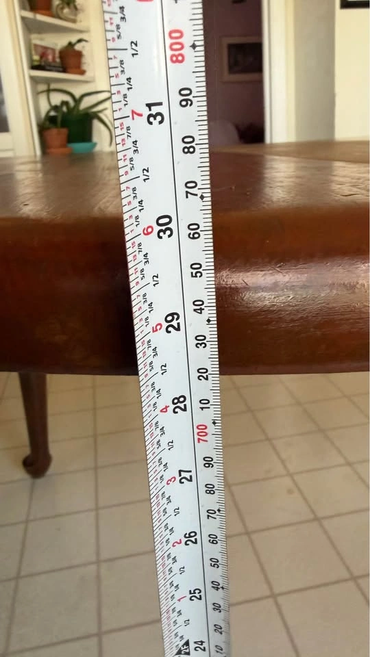 Round Solid Wood Table - photo 3