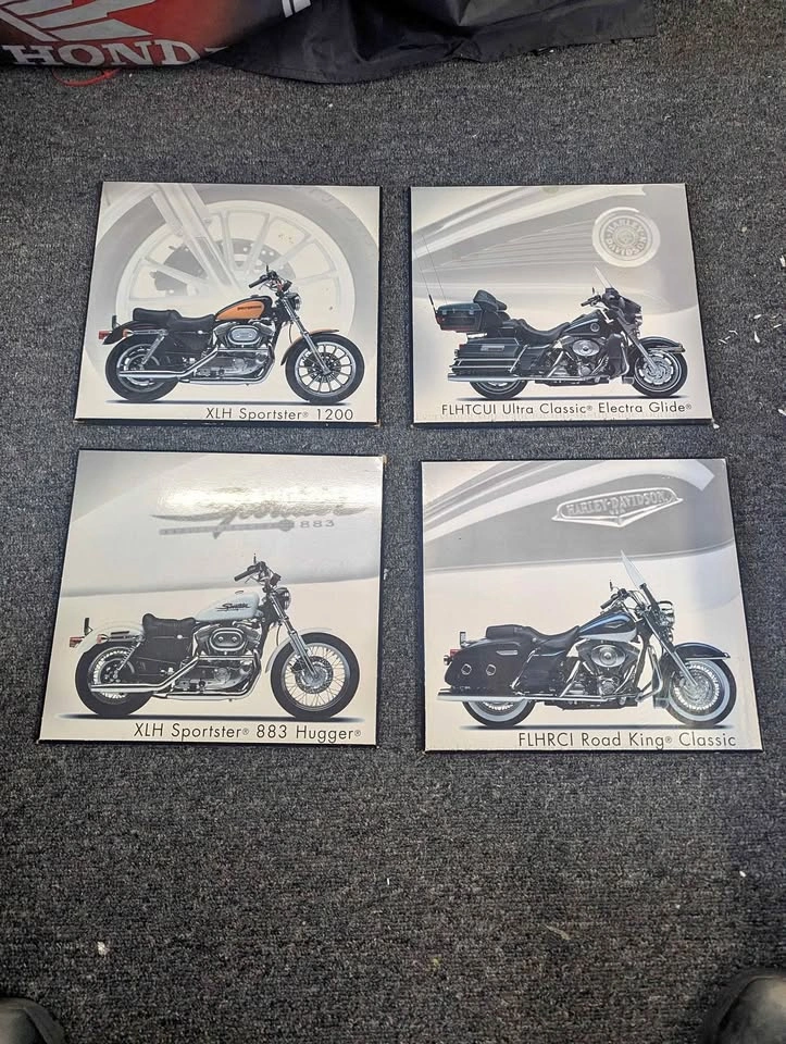 Harley Davidson Wood Plaque