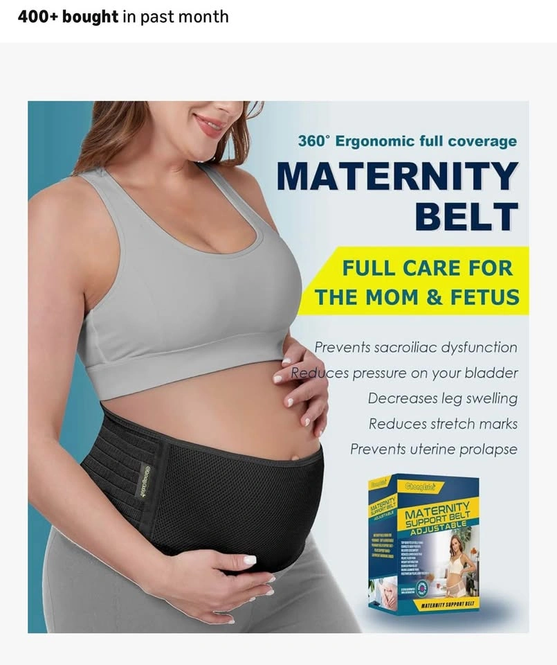 ChongErfei Pregnancy Belly Band Maternity Belt Back Brace - photo 2