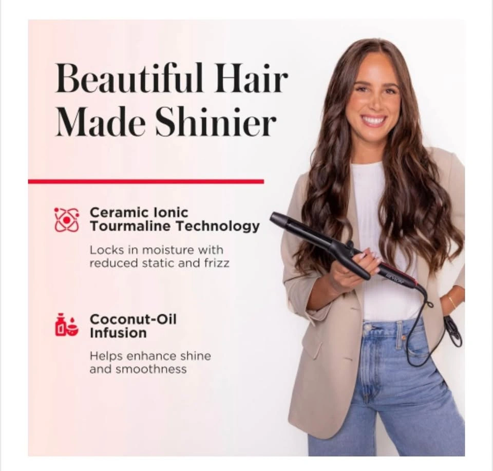 Revlon SmoothStay 1" Coconut Oil Curling Iron - photo 3