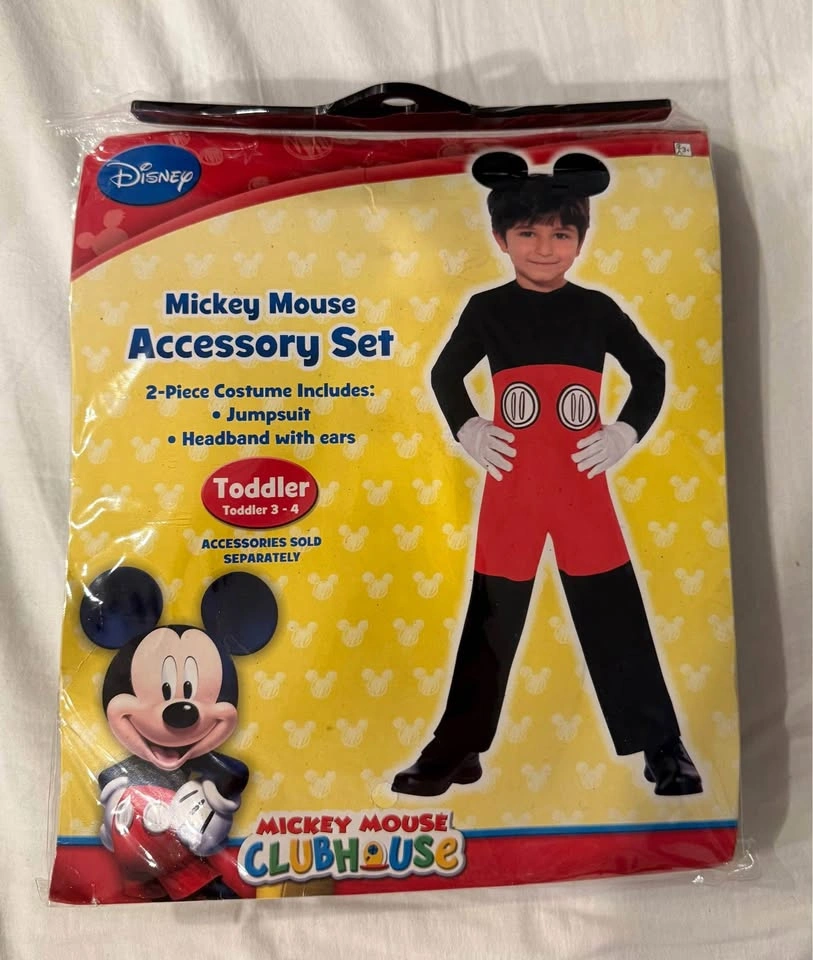 Disney Mickey Mouse Costume Set Toddler 3-4 - photo 2