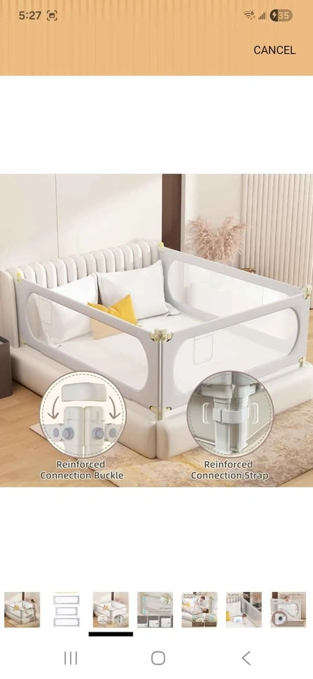 EAQ 3-Pack Baby Guard Bed Rails - photo 5