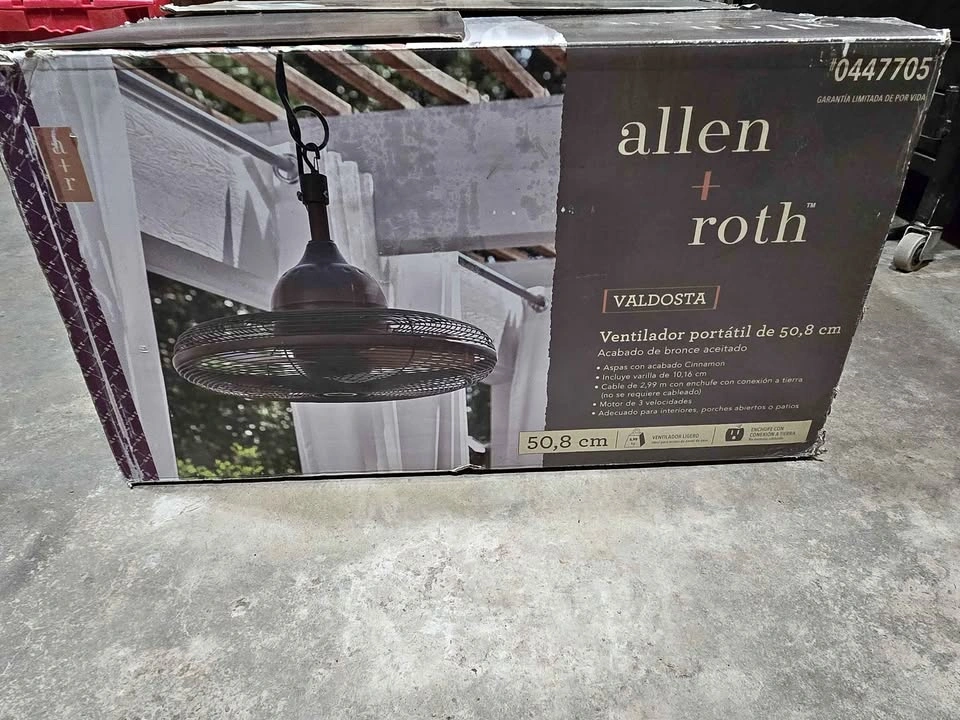 Allen + Roth 20" Portable Fan