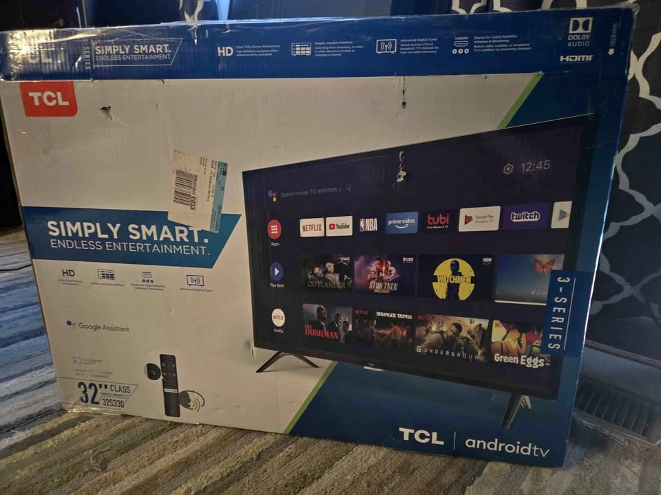 2x 32" TCL Smart Android TV - $75 each
