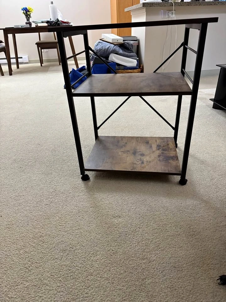 End Tables (x3) plus 1 cart- Mismatched