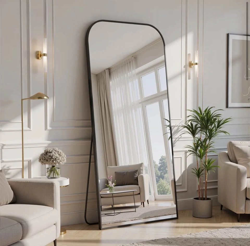 Trend Arched Metal Oversized Full-Length Mirror - photo 3