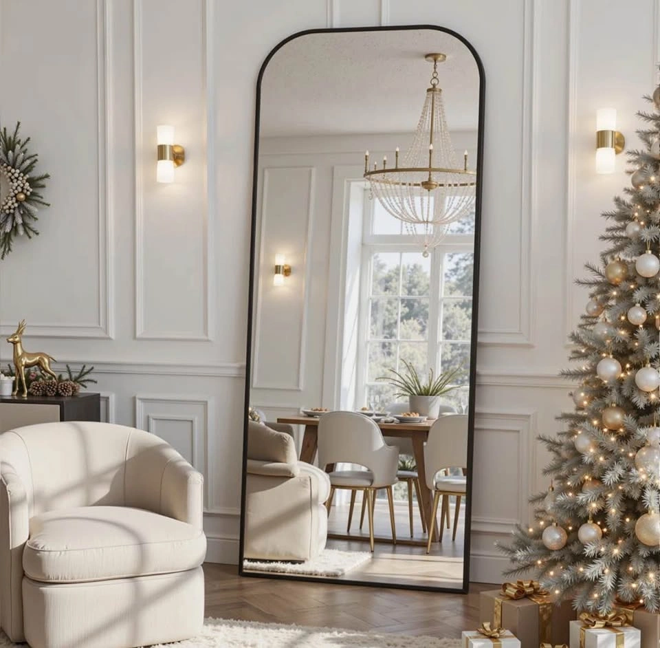 Trend Arched Metal Oversized Full-Length Mirror - photo 5