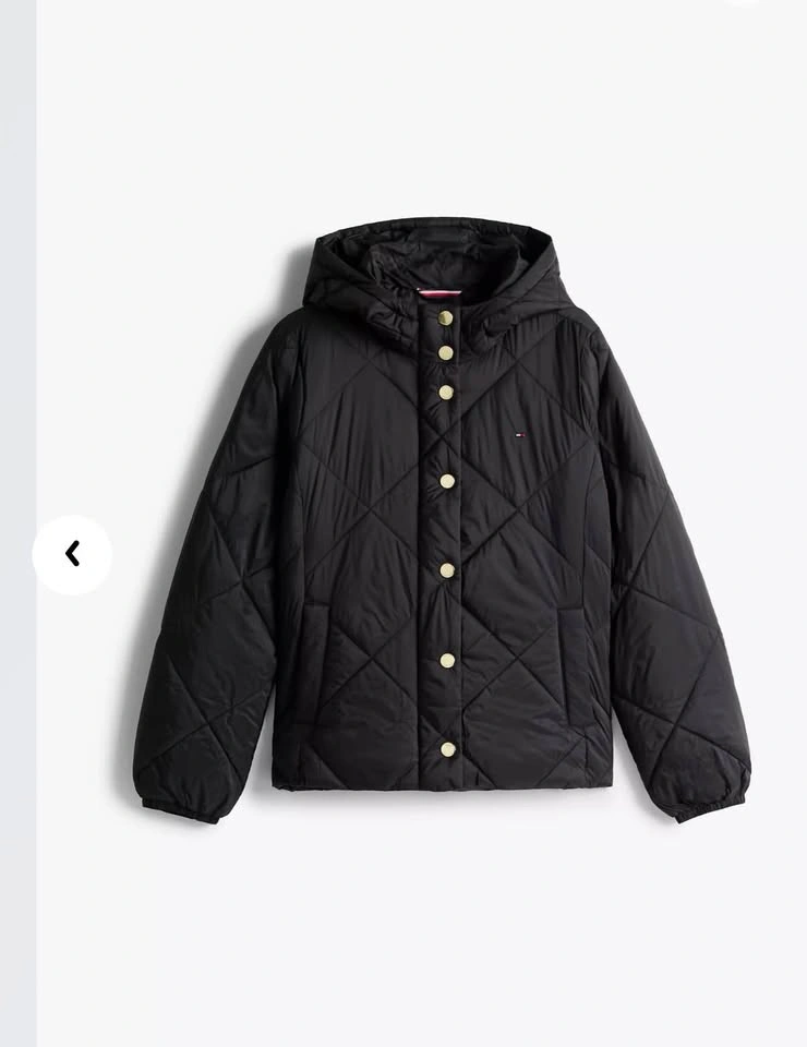 Tommy Lightweight Hooded Padded Quilted Jacket L - photo 5