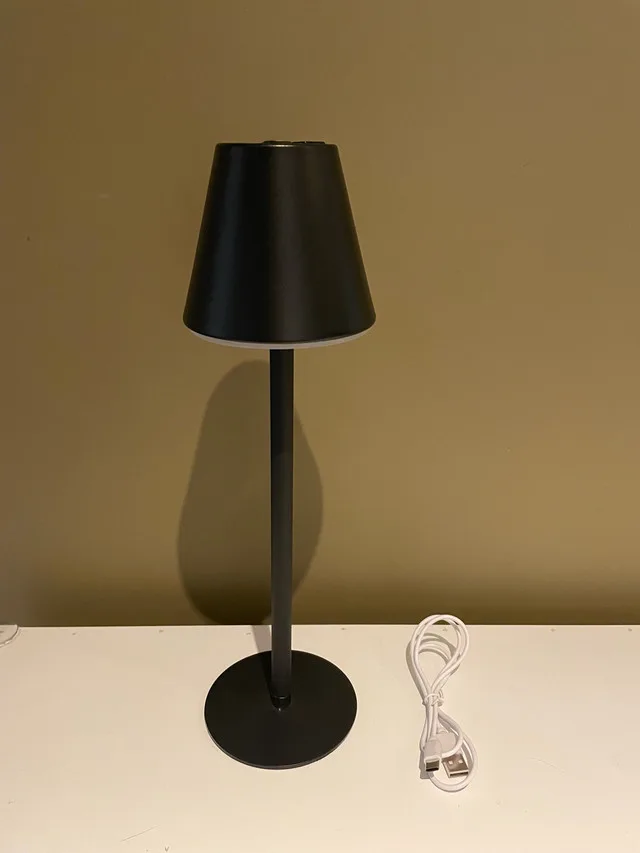 NEW Modern LED Cordless Table Lamp, Rechargeable Battery, 3 thumbnail