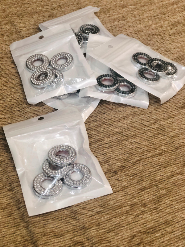 Bling Car Inner Door Lock Covers, Rhinestones