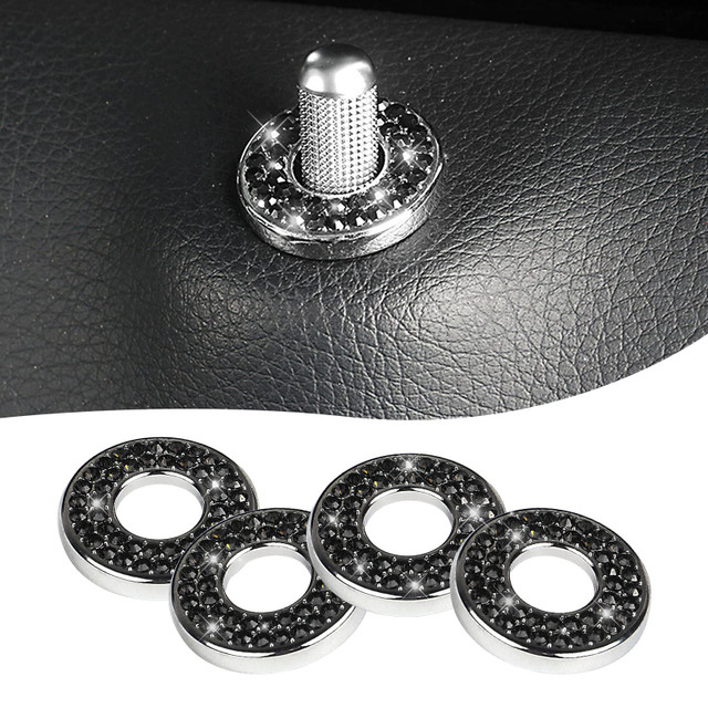 Bling Car Inner Door Lock Covers, Rhinestones - photo 3