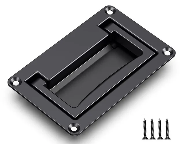 Zinc Alloy Recessed Pull Handle Container Handle Black thumbnail