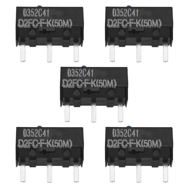 5PCS Micro Switch D2FC-F-K (50m) for Mouse Button thumbnail