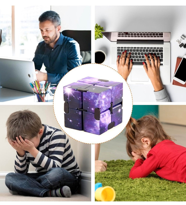 Infinity Cube Fidget Toy - Sensory Stress Reliever - photo 4