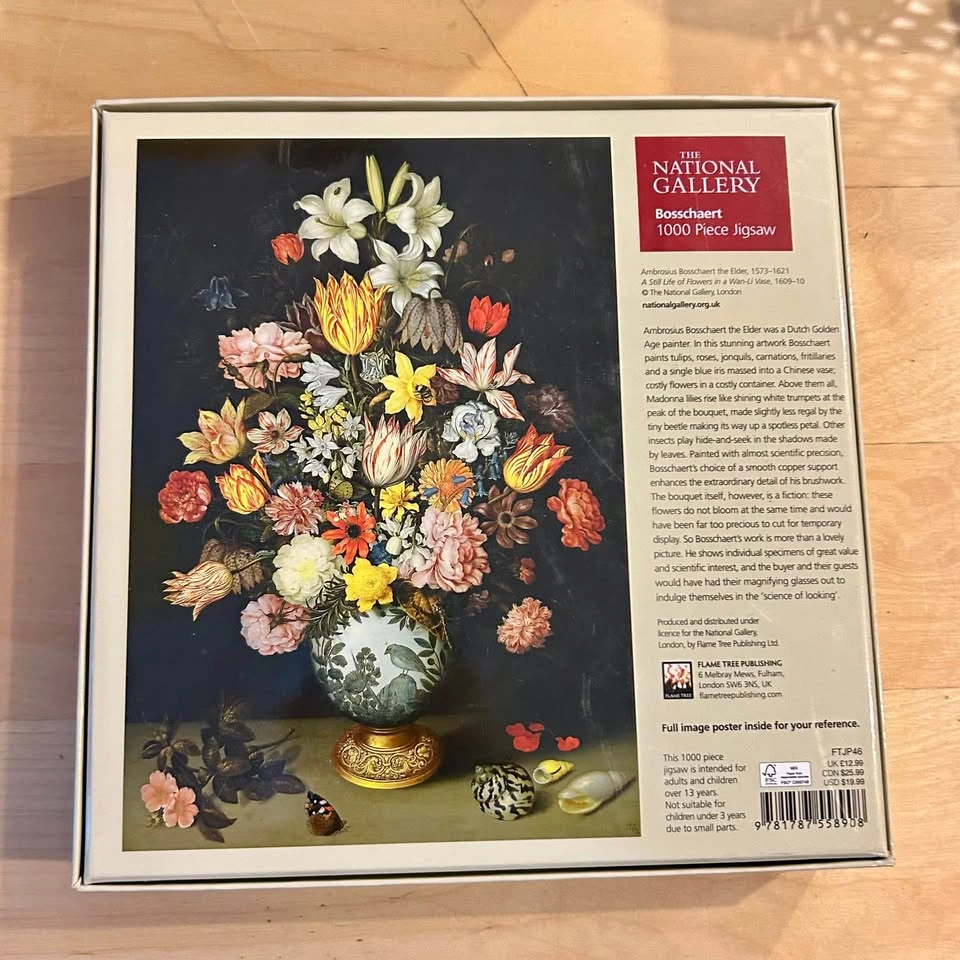 National Gallery Still Life Puzzle - 1000 Pieces - photo 2