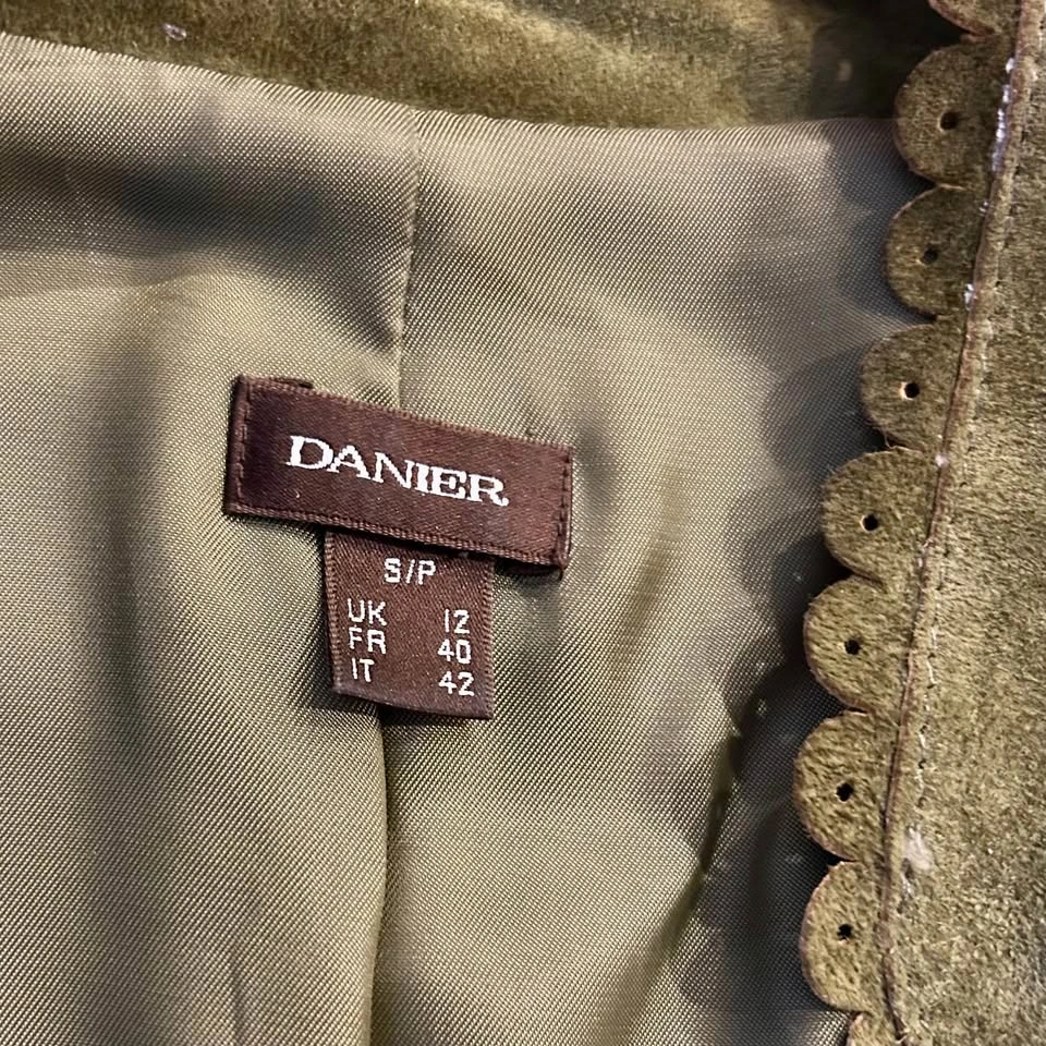 Women’s Green Danier Leather Jacket - photo 3