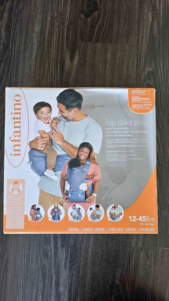 Infantino Hip Rider Plus Baby Carrier 5-in-1
