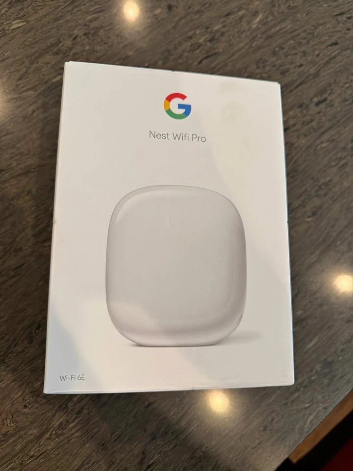 Google Nest WiFi Pro - Wi-Fi 6E Mesh Router Snow