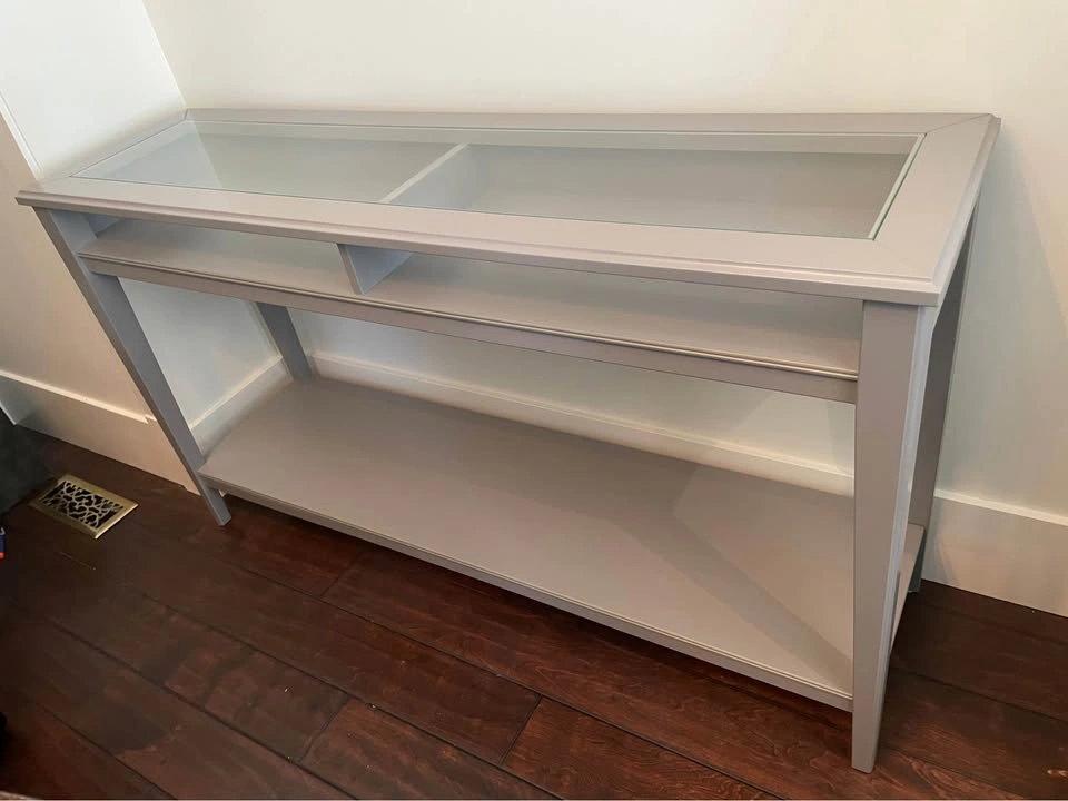 Grey ikea console $100 - photo 2