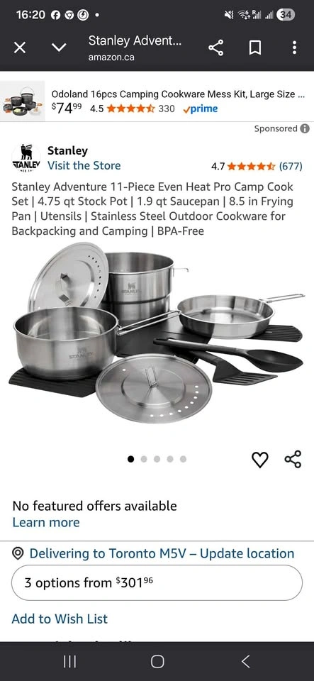 Stanley Camp Pro Cook Set