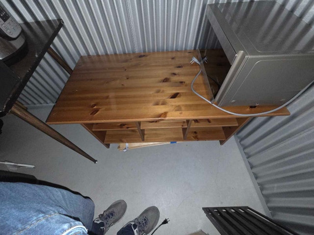 Solid Wood Storage Shelf / TV Stand - photo 2