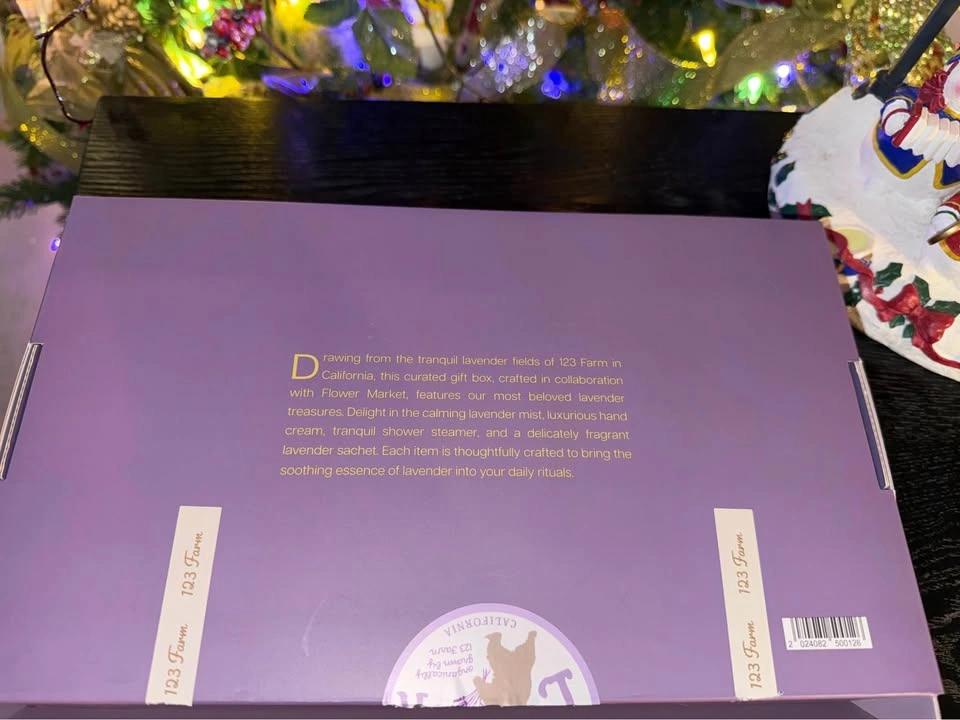 🎄 Lavender Self-Care Gift Set – NEW / Unused (Open Box) - photo 3