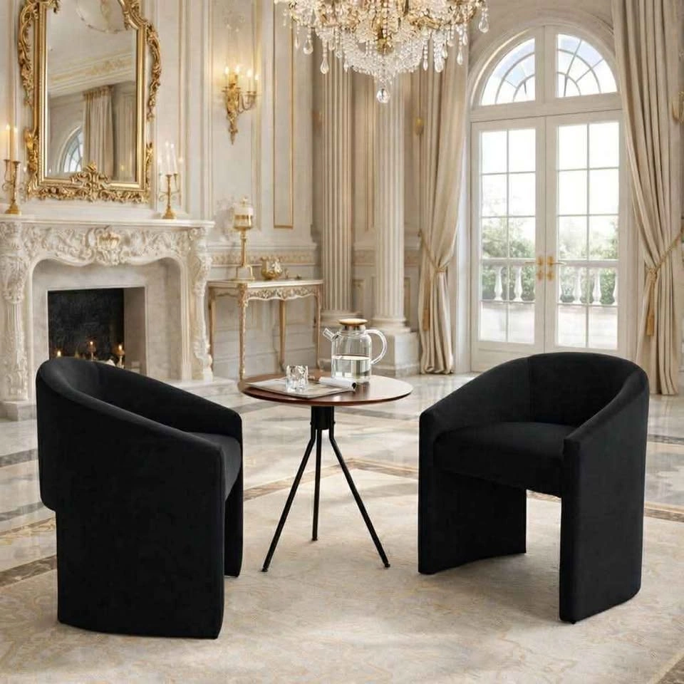 Halley Velvet Dining Chair (Set of 1) - photo 2