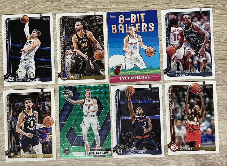 Topps Panini Basketball Cards LeBron Shaq Wemby - photo 3