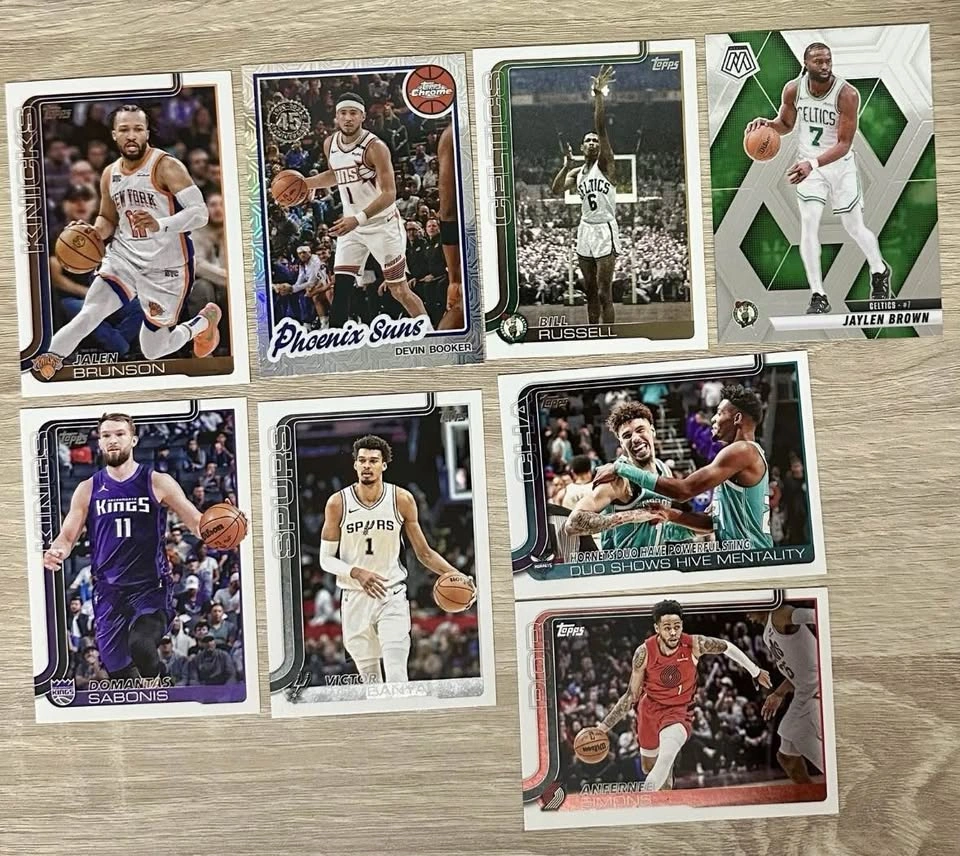 Topps Panini Basketball Cards LeBron Shaq Wemby - photo 4