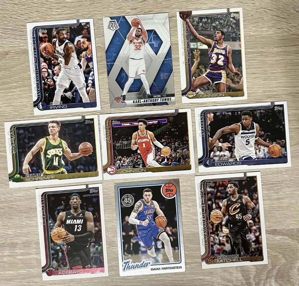 Topps Panini Basketball Cards LeBron Shaq Wemby - photo 5