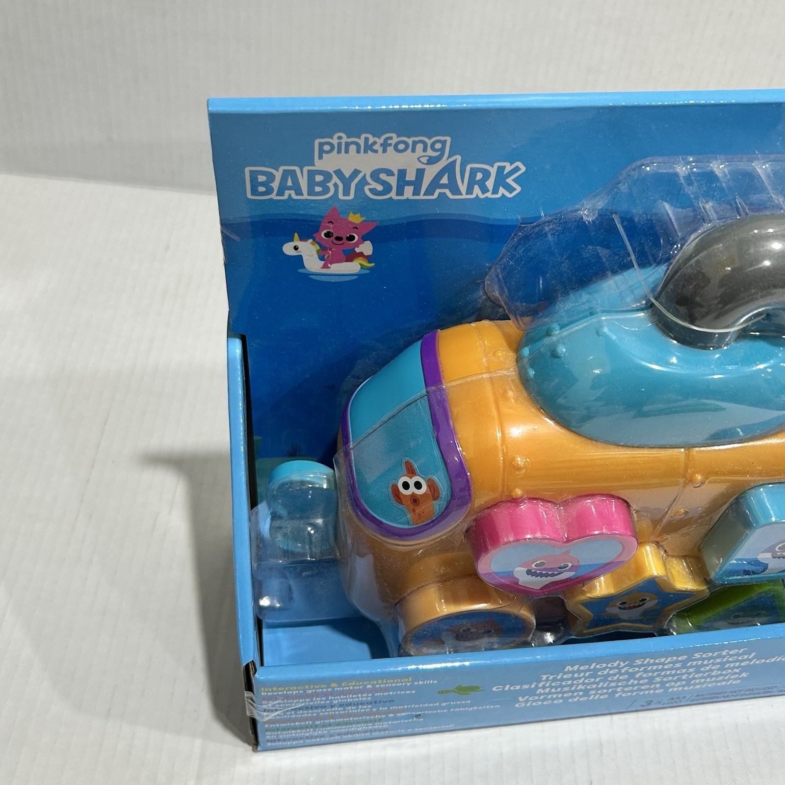 Baby Shark Pinkfong Melody Shape Sorter Toy NEW - photo 2