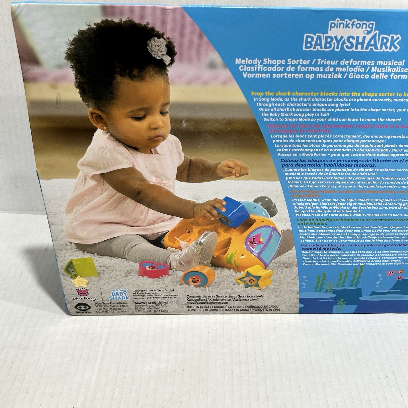 Baby Shark Pinkfong Melody Shape Sorter Toy NEW - photo 5