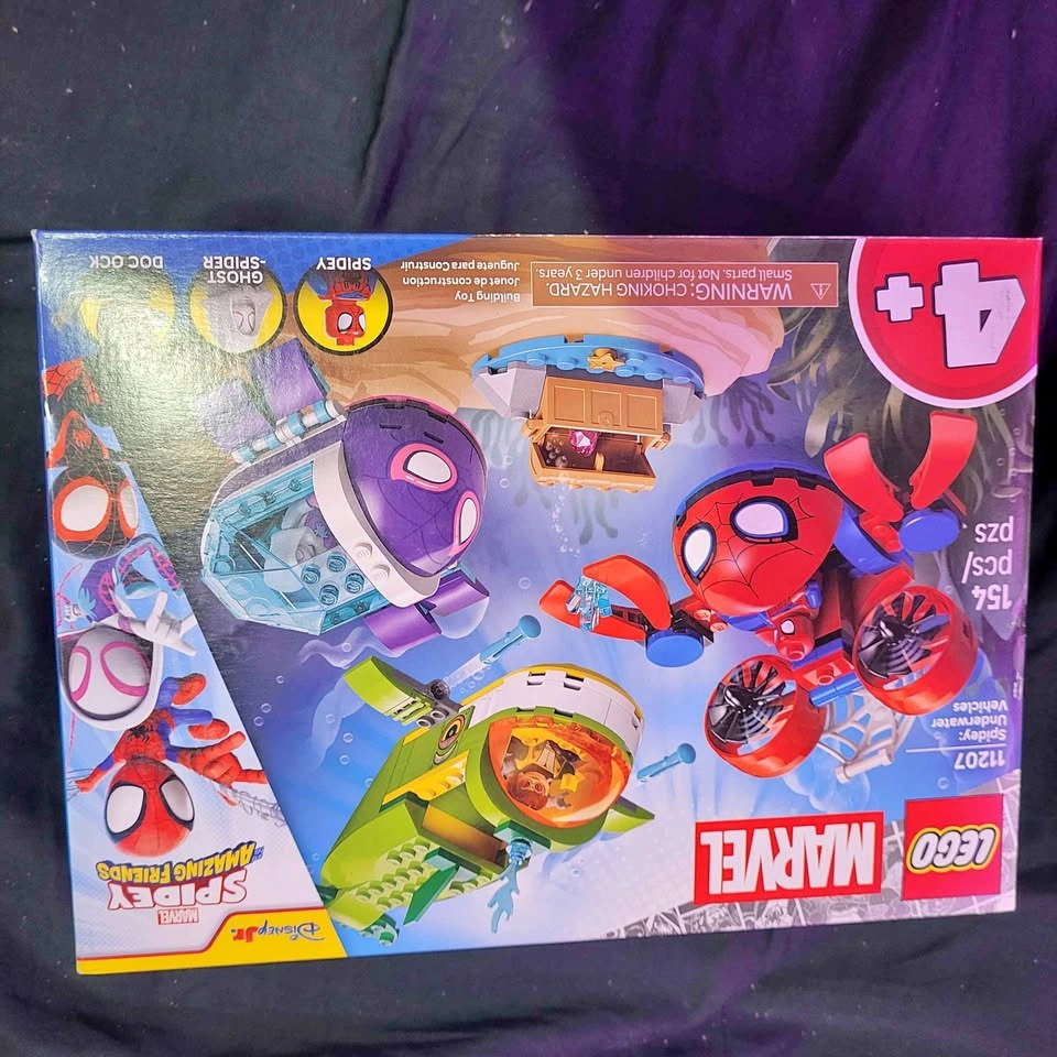 LEGO Marvel Spidey Underwater Vehicles 11207 w/ Spidey Ghost-Spi