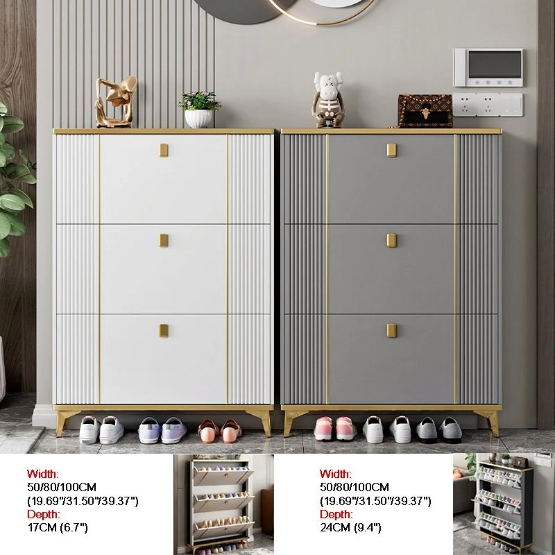 SOCE042 A1271 Sleek Minimalist Slim Shoe Cabinet Start From $95